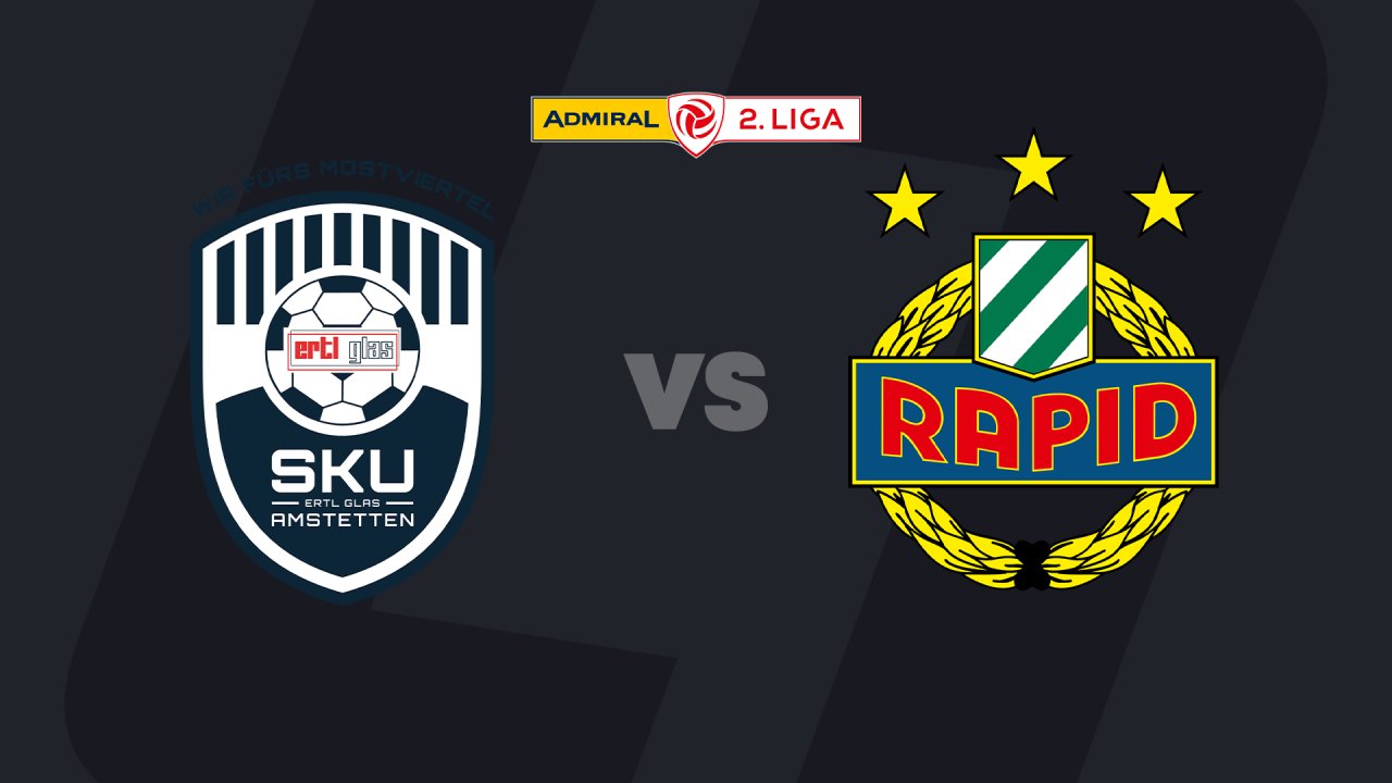 2. Liga today on LIVE-Stream: SKU Amstetten - Rapid II