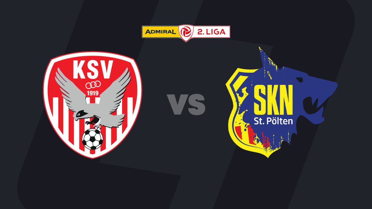 2. Liga today in LIVE-Stream: Kapfenberger SV - SKN St. Pölten