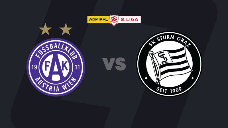 2. Liga live stream today: Young Violets - Sturm Graz II