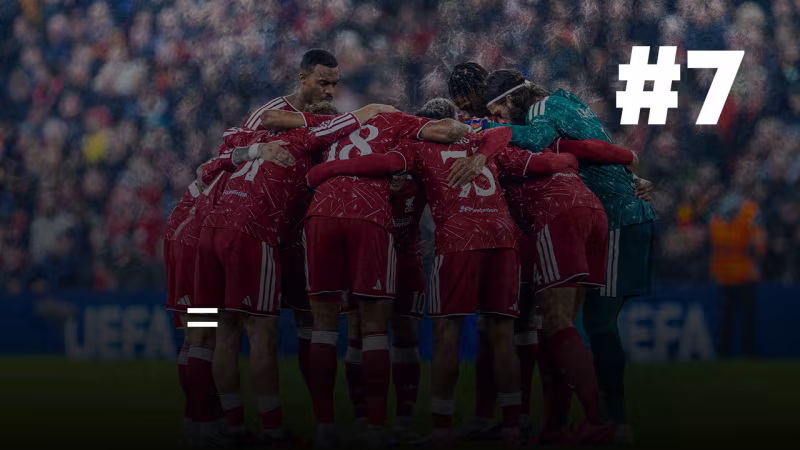 Rank 7: FC Liverpool (=)