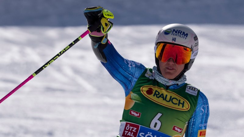 Moltzan celebrates first World Cup victory in Sölden!
