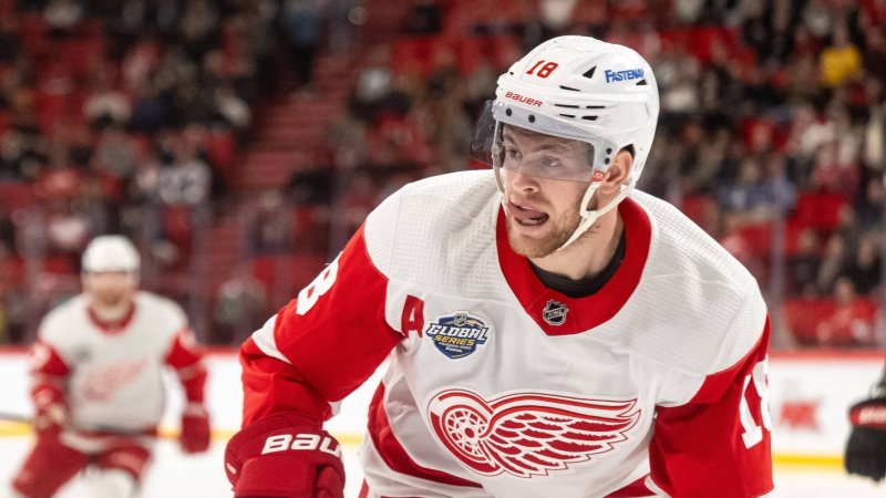 Red Wings lose without still injured Kasper