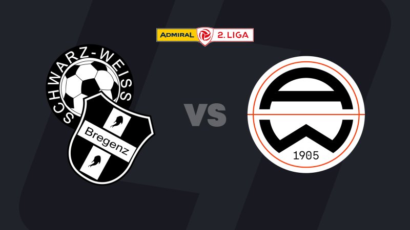 2. Liga today in LIVE-Stream: SW Bregenz - Admira Wacker