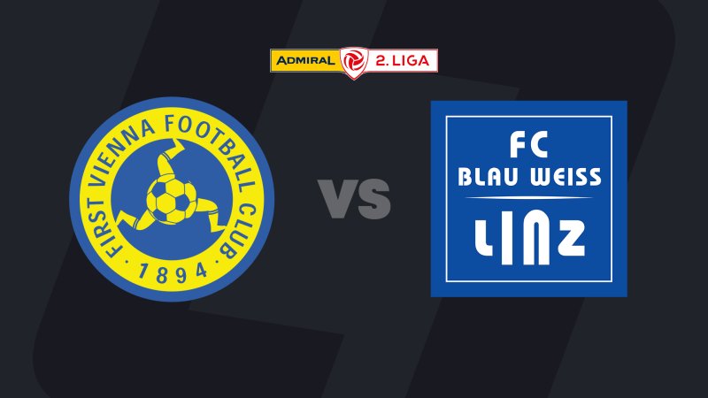 2. Liga today in LIVE-Stream: First Vienna FC - Blau Weiß Linz