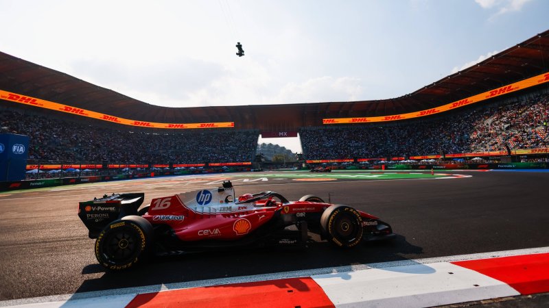 Leclerc also fastest in second free practice